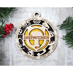 DISPATCHER Ornament Personalized First Responder Christmas Gift
